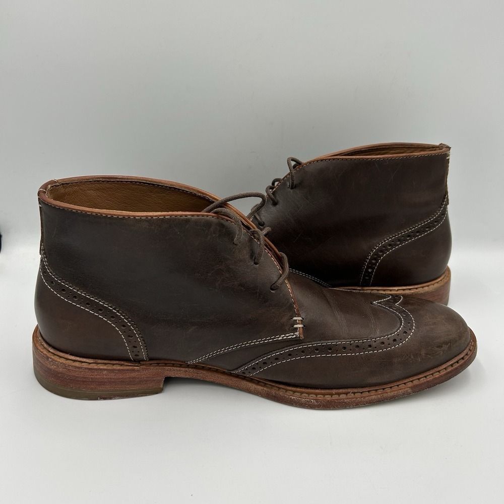 Johnston & Murphy Wingtip‎ Sheepskin Boots Men's Size 8.5 - Picture 6 of 10